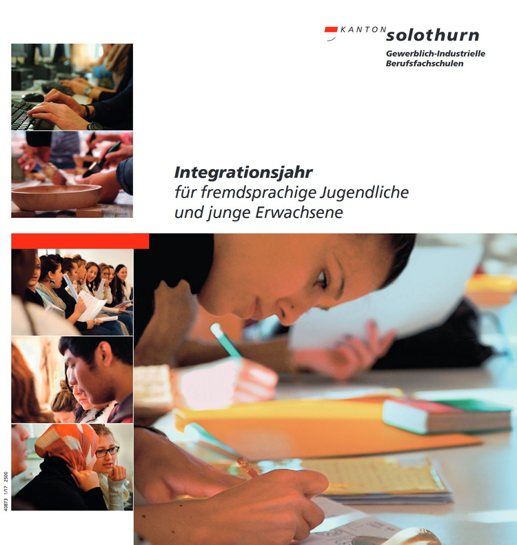 Wir sehen die 1. Seite des Integrationsjahrs
